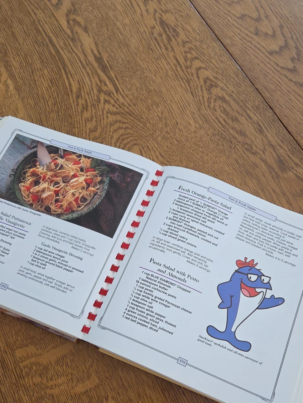 Favorite Brand Names Best-Loved Recipes Cookbook with Red Spiral